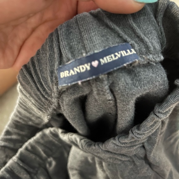 Brandy Melville Charcoal Gray Pants - Picture 3 of 3